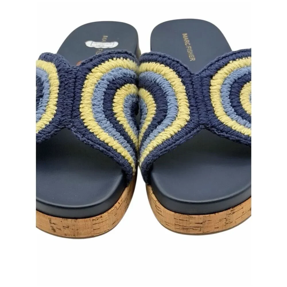 Marc Fisher Erim Women’s Woven Platform Sandals 8M